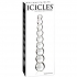 Icicles No 2 Glass Anal Beads Clear - Anal Beads