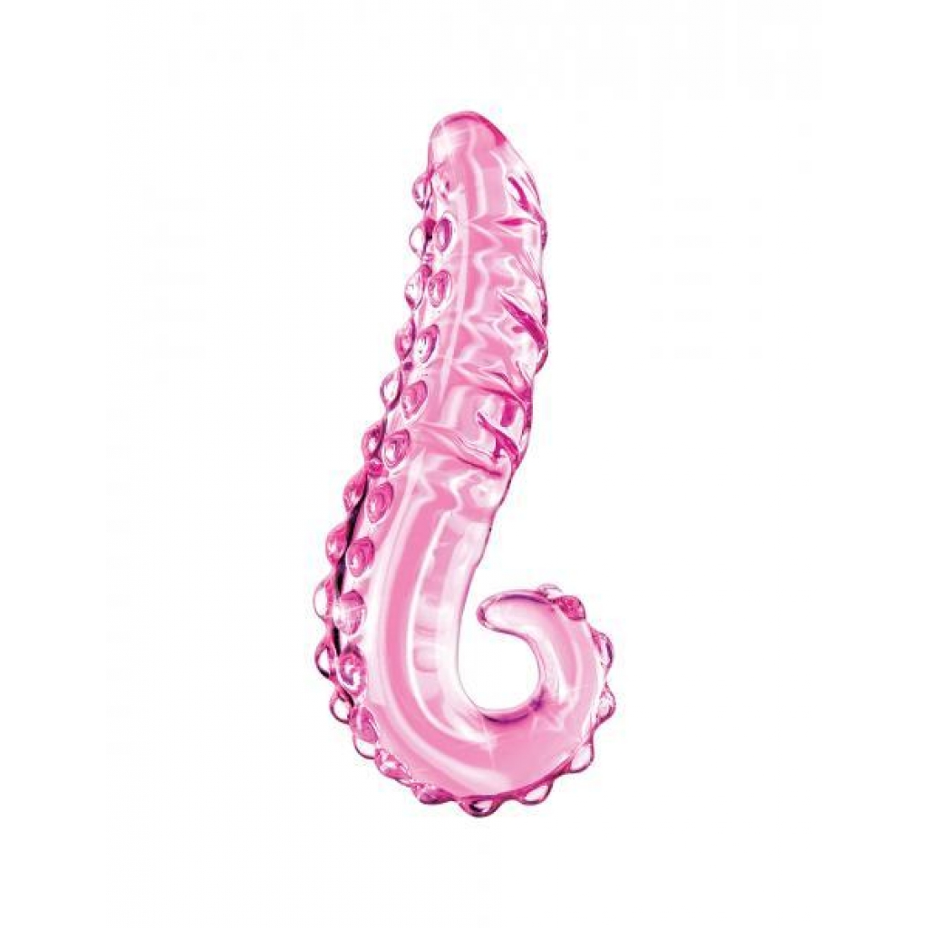 Icicles No 24 Glass Dong 6 Inches - Pink - G-Spot Dildos