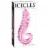Icicles No 24 Glass Dong 6 Inches - Pink - G-Spot Dildos
