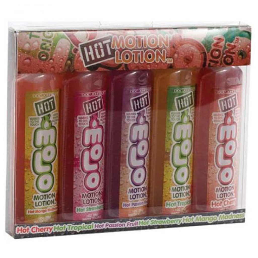 Hot Motion Lotion 5 Pack 1oz. - Sensual Massage Oils & Lotions