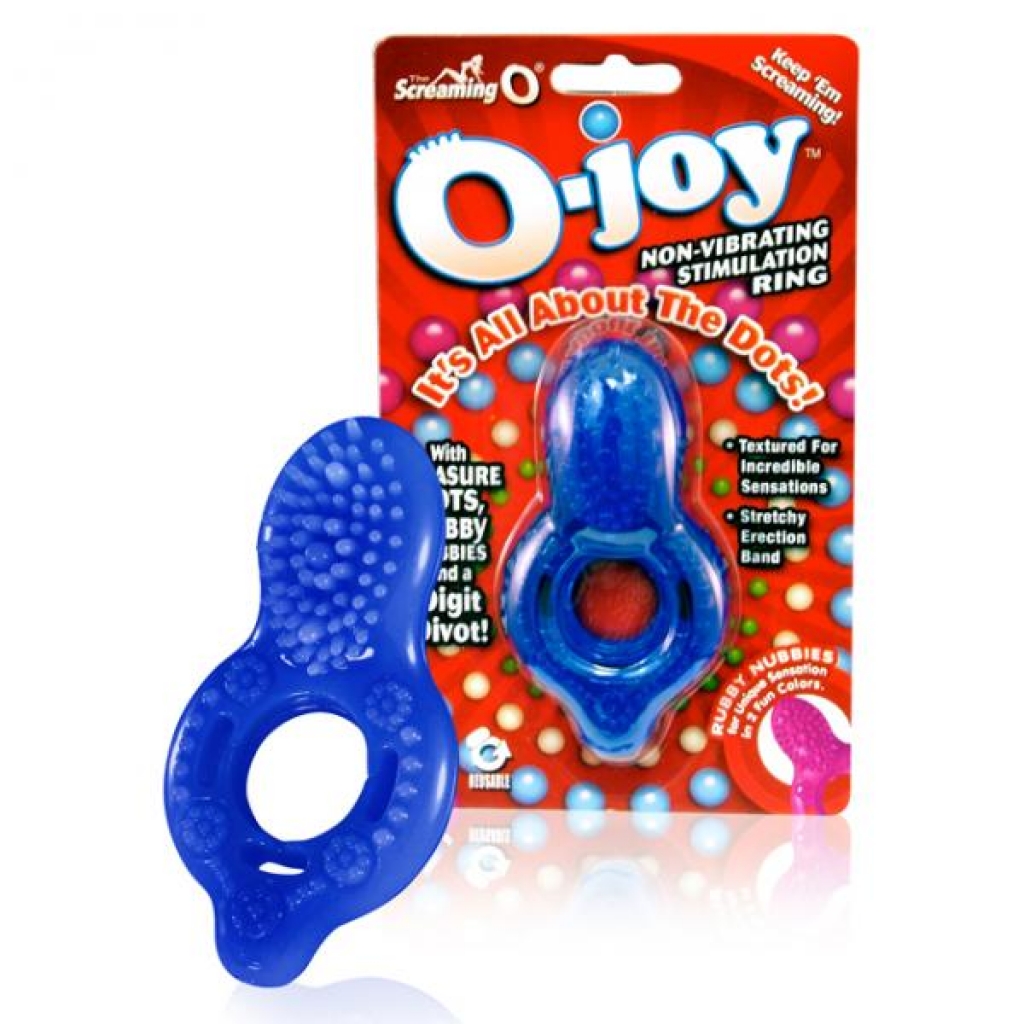 Screaming O O-joy Cock Ring Blue - Stimulating Penis Rings
