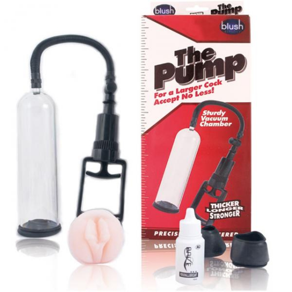 Blush The Pump With Realistic Vagina Sleeve - Penis Pumps