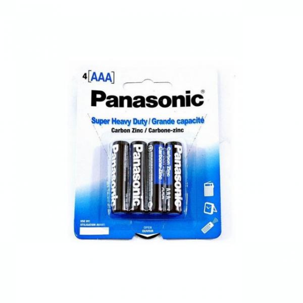 Panasonic AAA Batteries 4 Pack - Batteries & Chargers