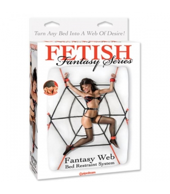 Fetish Fantasy Fantasy Web Bed Restraint System - Babydolls & Slips