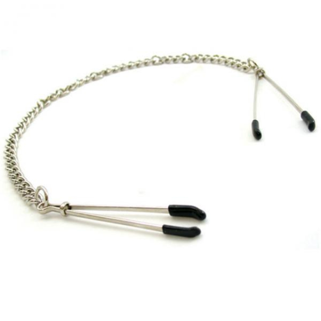 H2h Nipple Clamps Tweezer With Chain (chrome) - Nipple Clamps