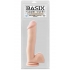 Basix Rubber Works 12 inches Dong Suction Cup Beige - Realistic Dildos & Dongs