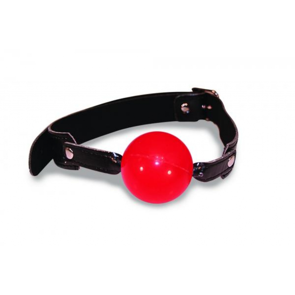 Sex And Mischief Solid Red Ball Gag O/S - Ball Gags