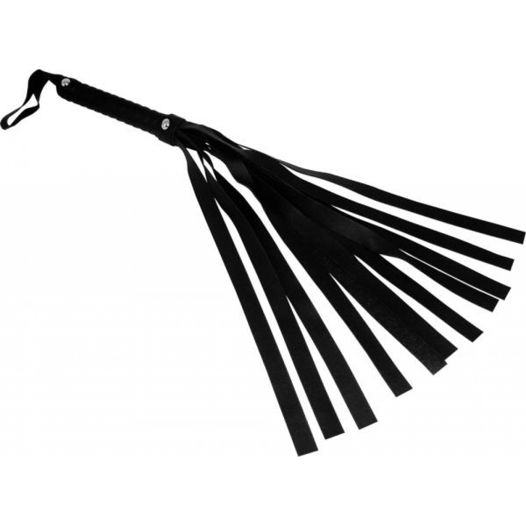 Faux Leather Flogger Black - Floggers