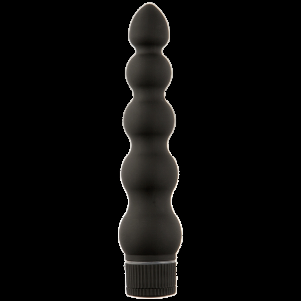 Black Magic 7 inches Ribbed Vibrator - Anal Probes