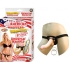 All American Whoppers 8in Vibrating Dong With Universal Harness - Harness & Dong Sets