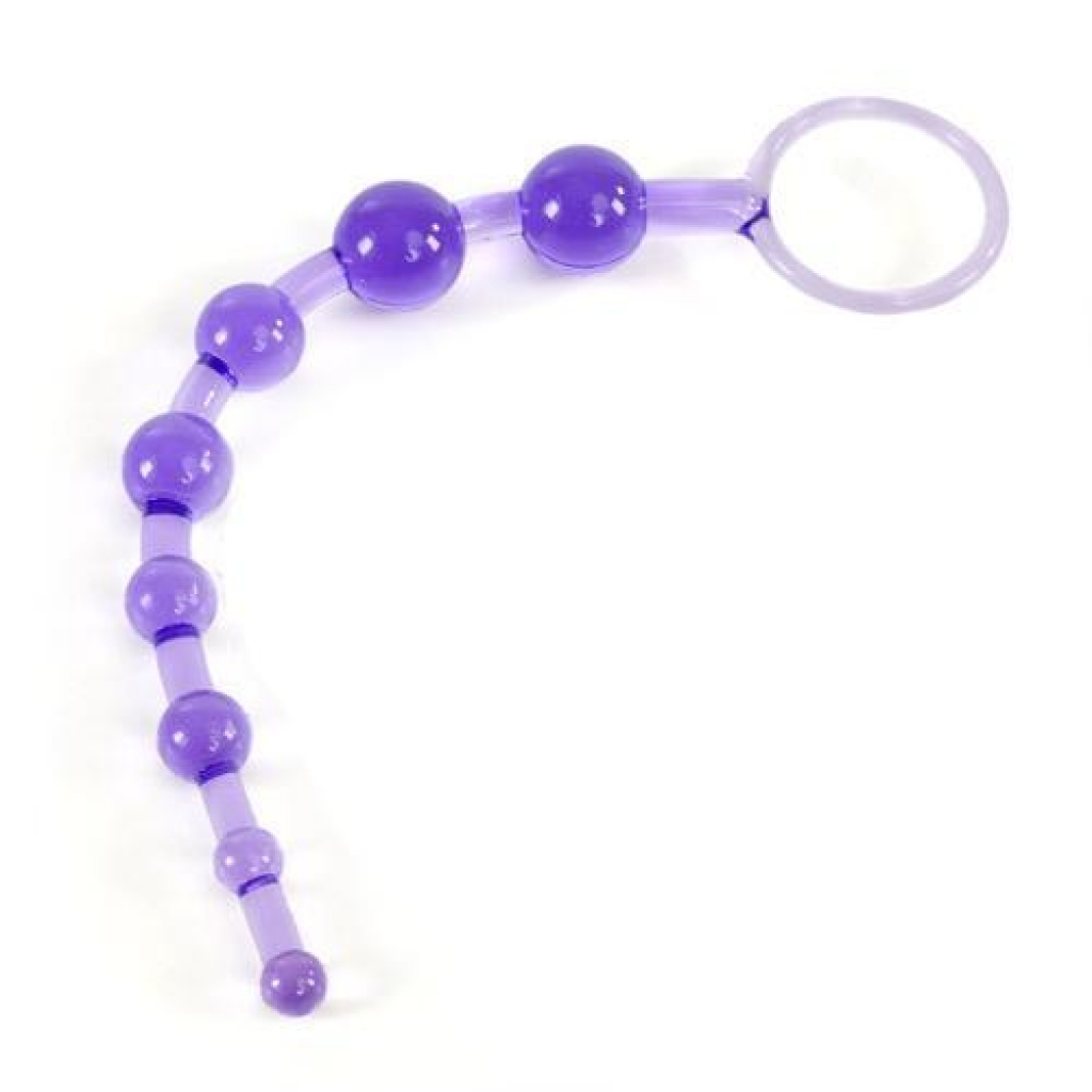 Basic Anal Beads - Purple - Anal Beads