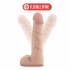 X5 7 inches Cock With Flexible Spine Dildo Beige - Realistic Dildos & Dongs