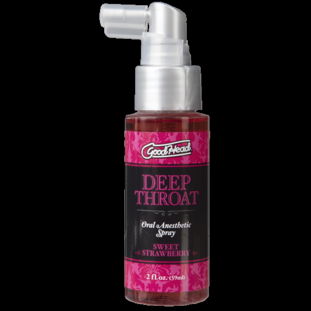 Goodhead Deep Throat Spray Sweet Strawberry 2oz - Oral Sex