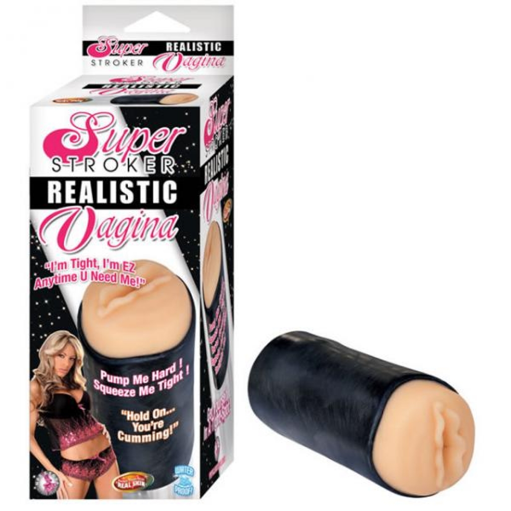 Super Stroker Realistic Vagina (flesh) - Pocket Pussies