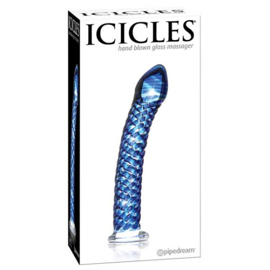 Icicles No 29 Textured Glass Dildo - G-Spot Dildos