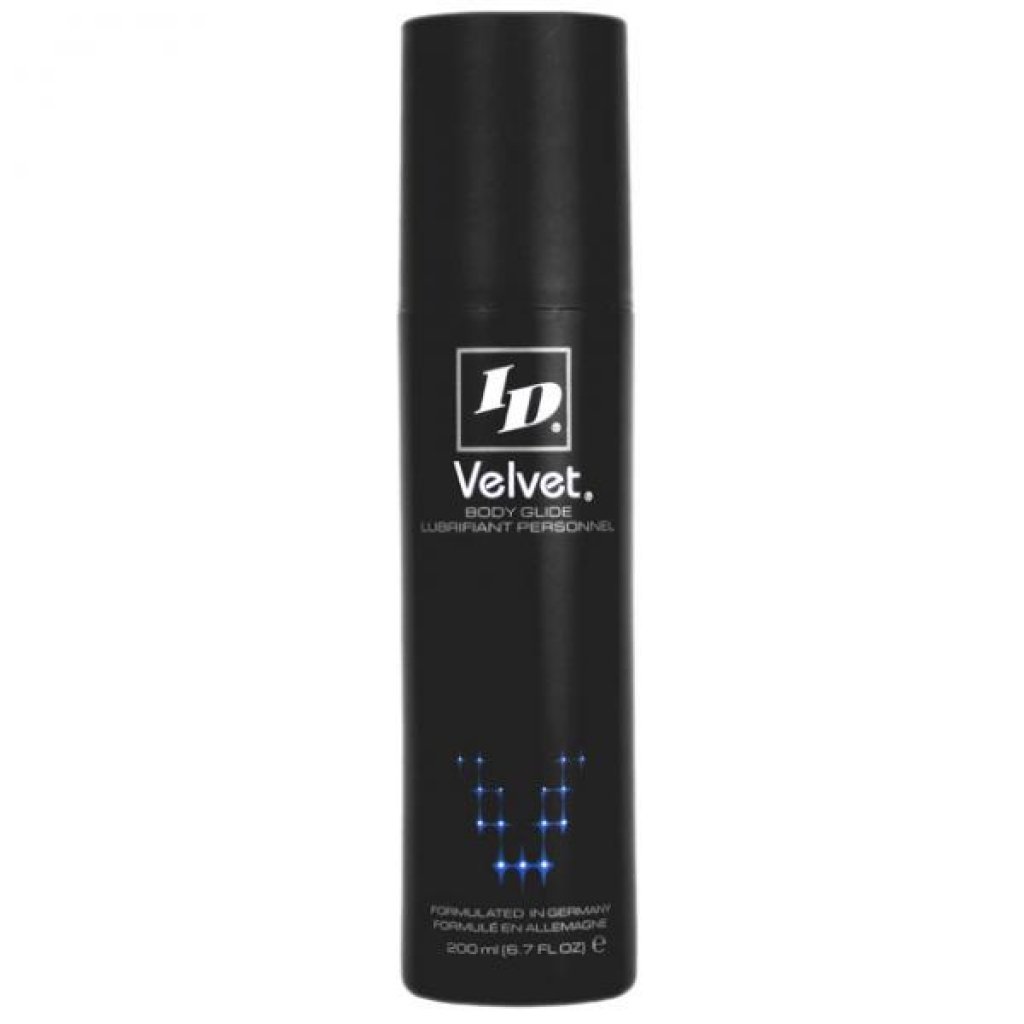 Id Velvet Silicone Lubricant 200 Ml (6.7 Fl Oz) - Lubricants