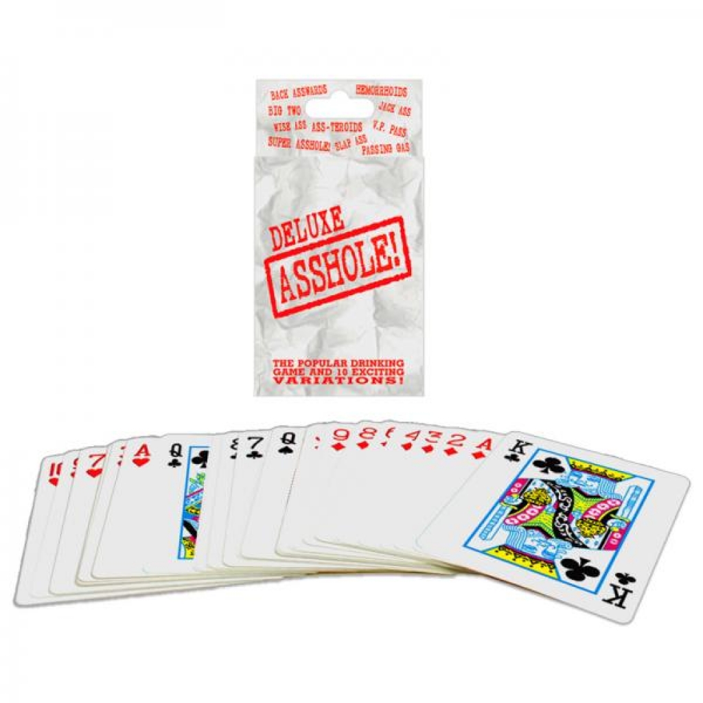 Deluxe Asshole Card Game Poker Size - Party Hot Games