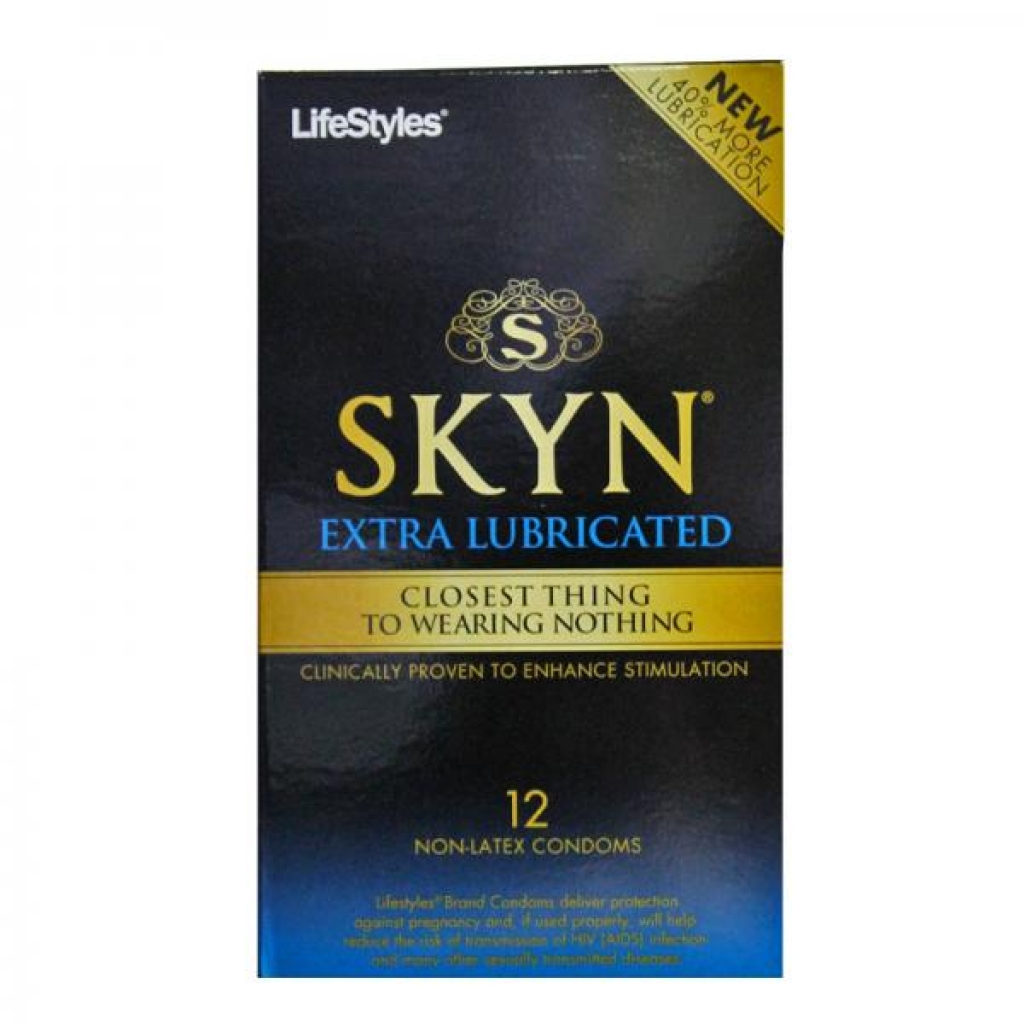 Lifestyles Skyn Extra Lubricated Condoms 12 Pack - Condoms