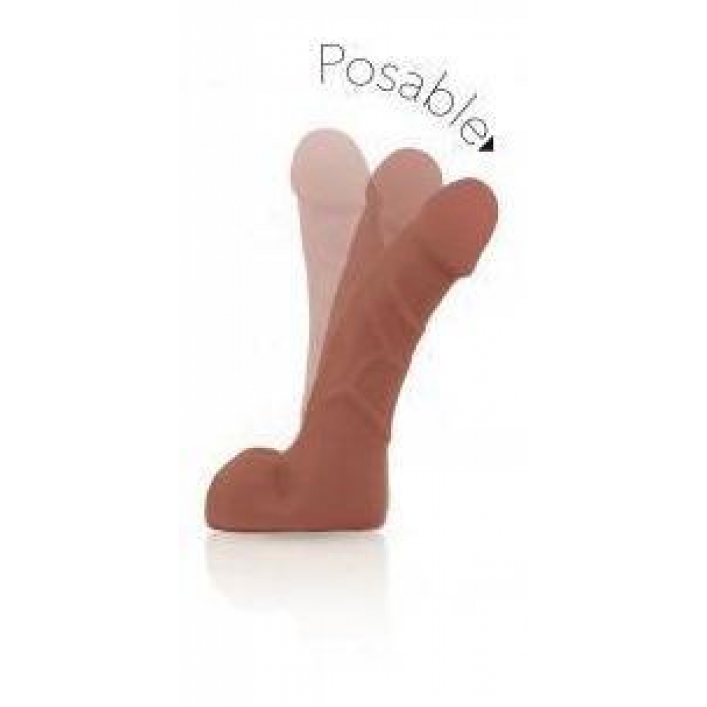 Suave Dual Density Tan Dong 7 inches - Realistic Dildos & Dongs