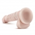 Basic 7 Realistic Dildo Suction Cup Beige - Realistic Dildos & Dongs