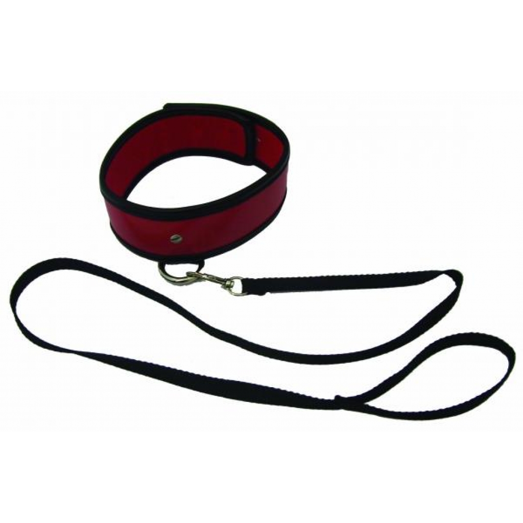 Sex & Mischief Red Leash and Collar - Collars & Leashes