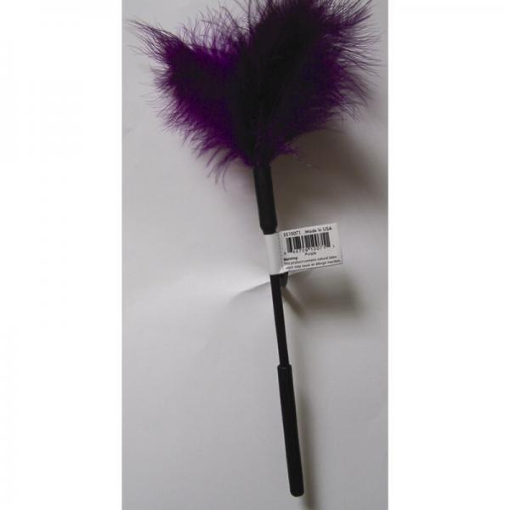 S&m Feather Tickler- Purple - Feathers & Ticklers