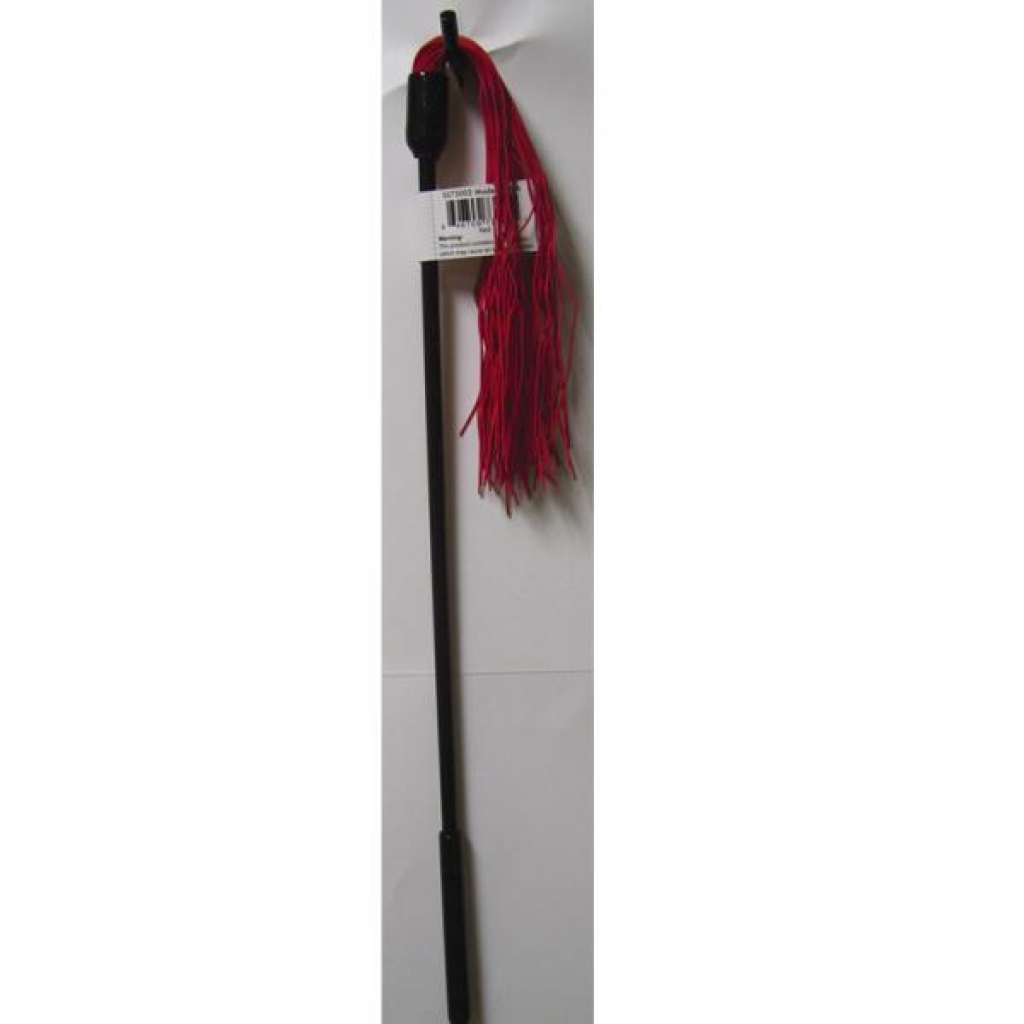 S&m Rubber Tickler: Red - Feathers & Ticklers