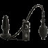 Deluxe Wonder Plug Inflatable Vibrating Black - Anal Plugs