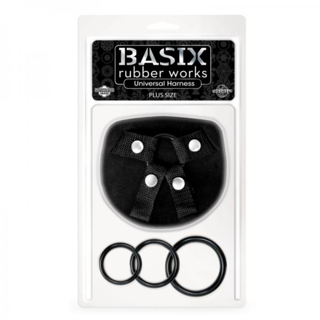 Basix Rubber Works - Universal Harness - Plus Size - Harnesses