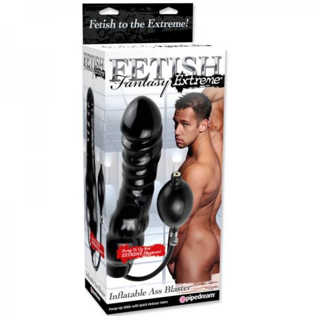 Fetish Fantasy Extreme Inflatable Ass Blaster Black - Anal Probes