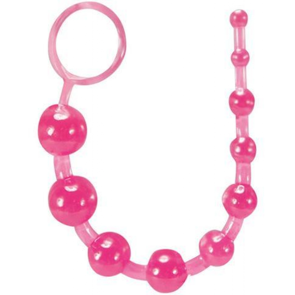 Basic Anal Beads - Pink - Anal Beads