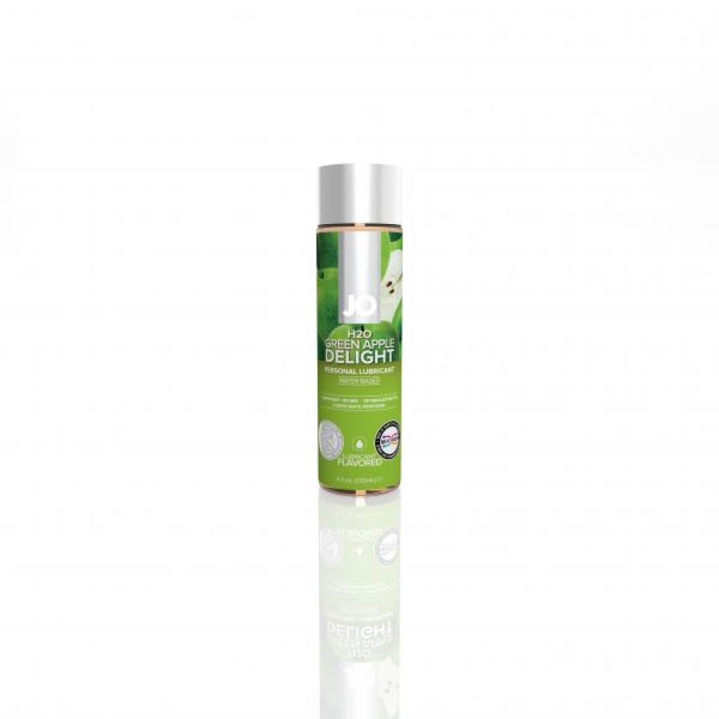 Jo H2O Flavored Lube Green Apple 4 Ounce - Lubricants