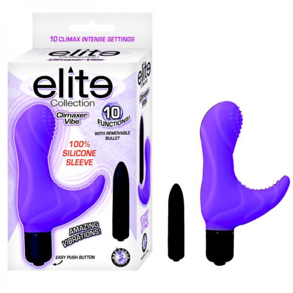 Elite Collection Climaxer Vibe Purple - Rabbit Vibrators