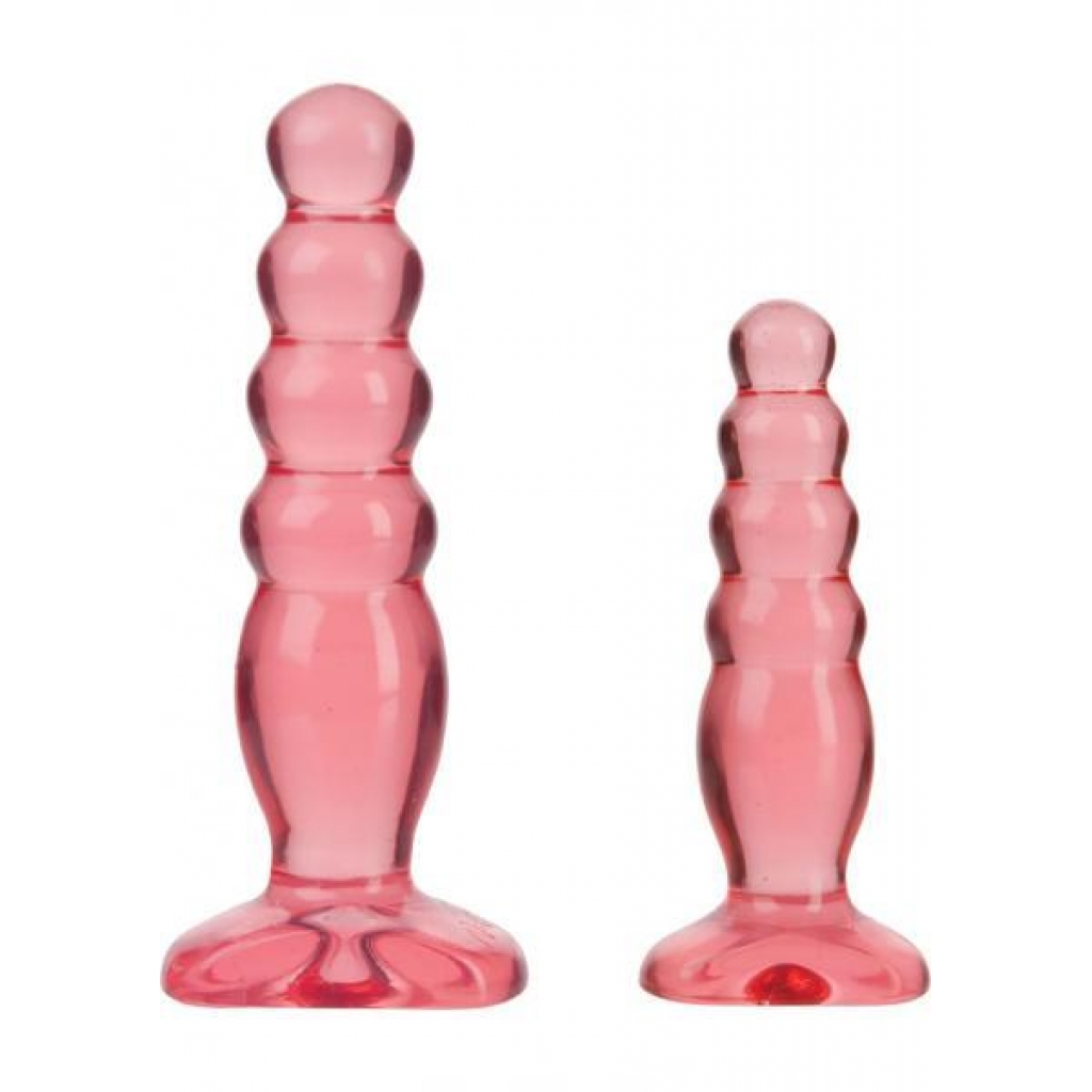 Crystal Jellies Anal Delight Trainer Kit Pink - Anal Trainer Kits