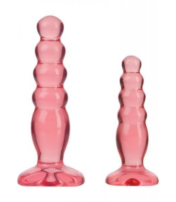 Crystal Jellies Anal Delight Trainer Kit Pink - Anal Trainer Kits