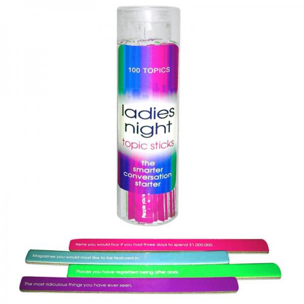Ladies Night Topic Sticks - Party Hot Games