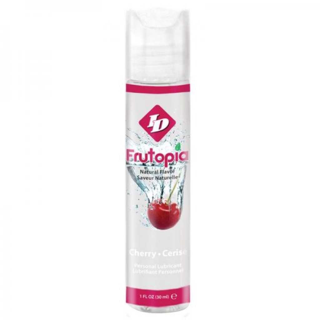 Id Frutopia Cherry Flavored Lubricant 1 Fl Oz. Pocket Bottle - Lickable Body