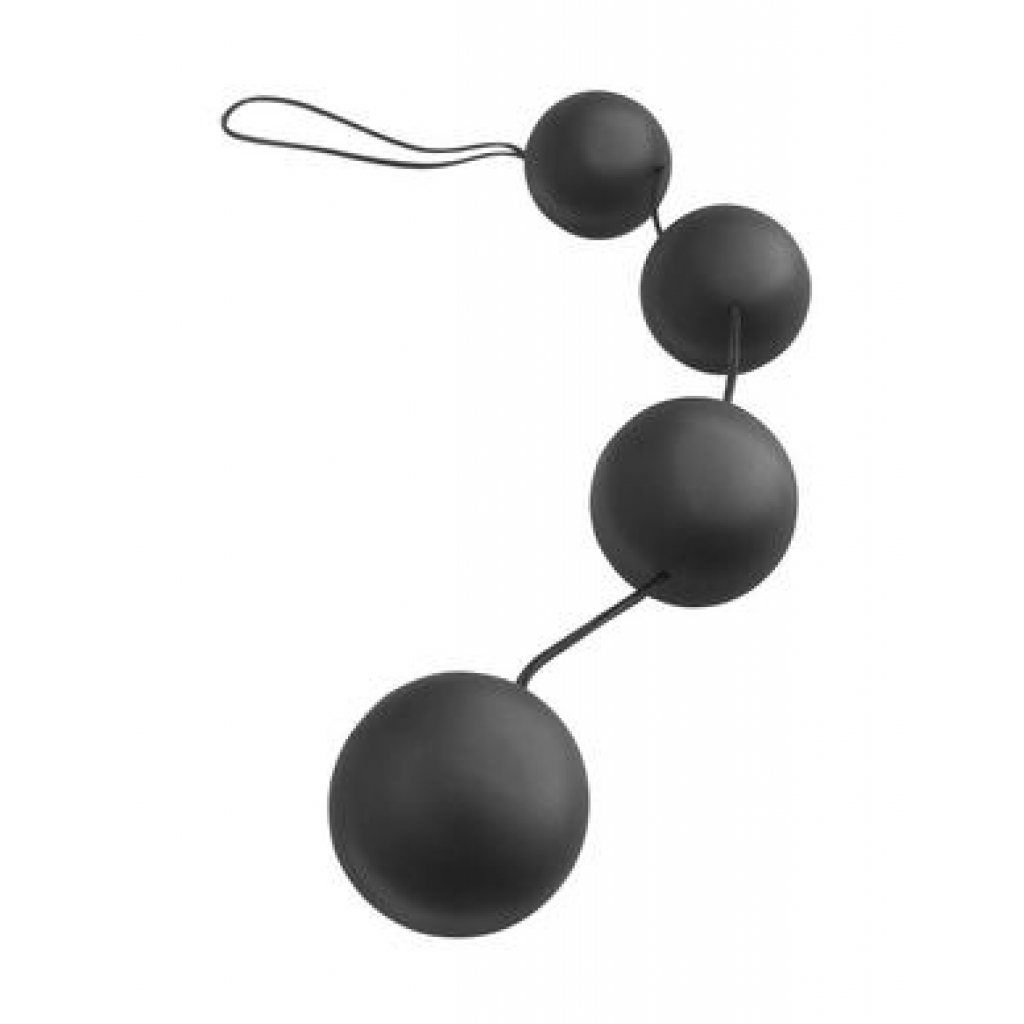 Anal Fantasy Deluxe Vibro Balls Black - Anal Beads