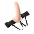Hollow Strap On 8 inch Dildo - Beige - Hollow Strap-ons