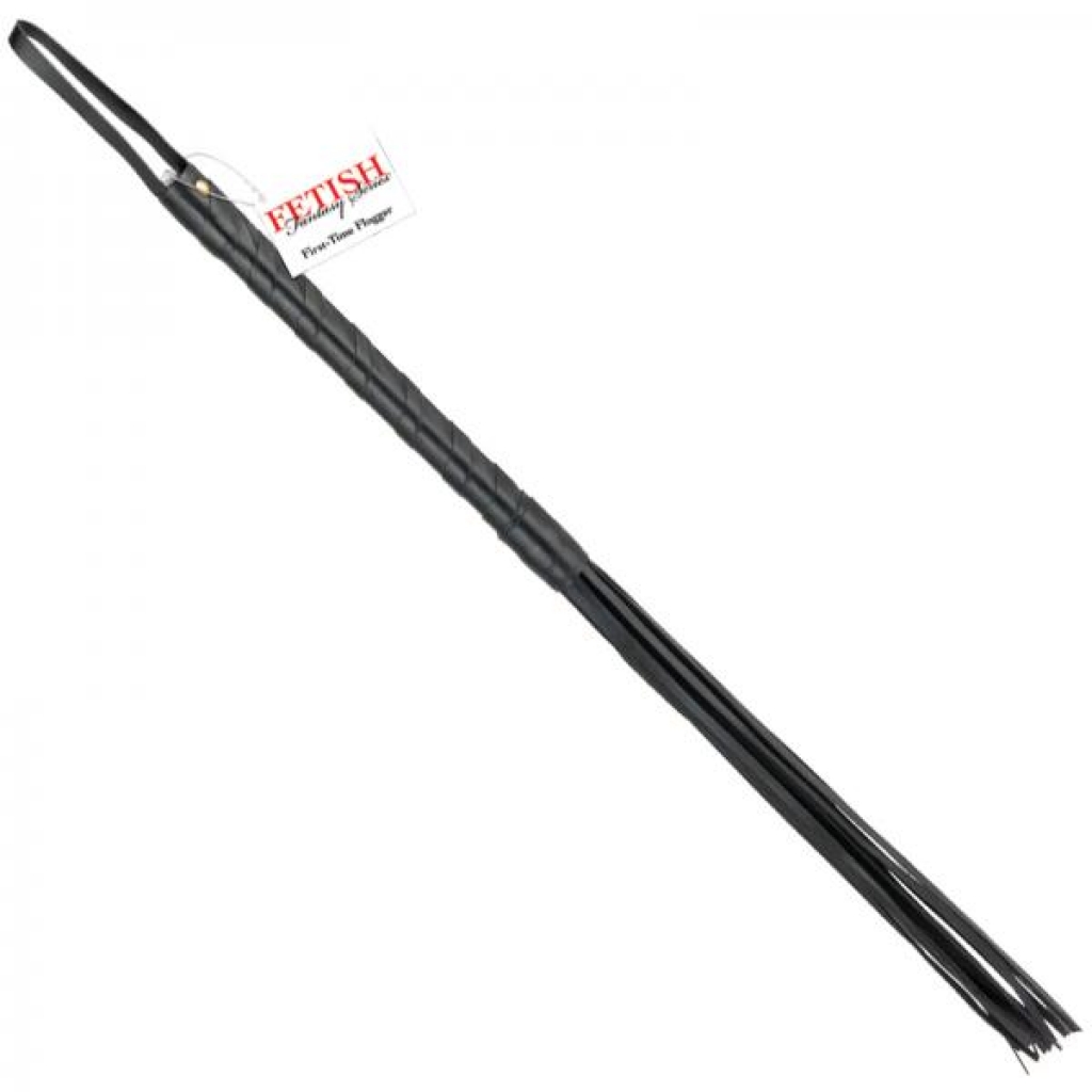 Fetish Fantasy First Time Flogger Black 20 Inches - Floggers