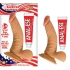 All American Whoppers 6.5in Curved Dong With Balls - Realistic Dildos & Dongs