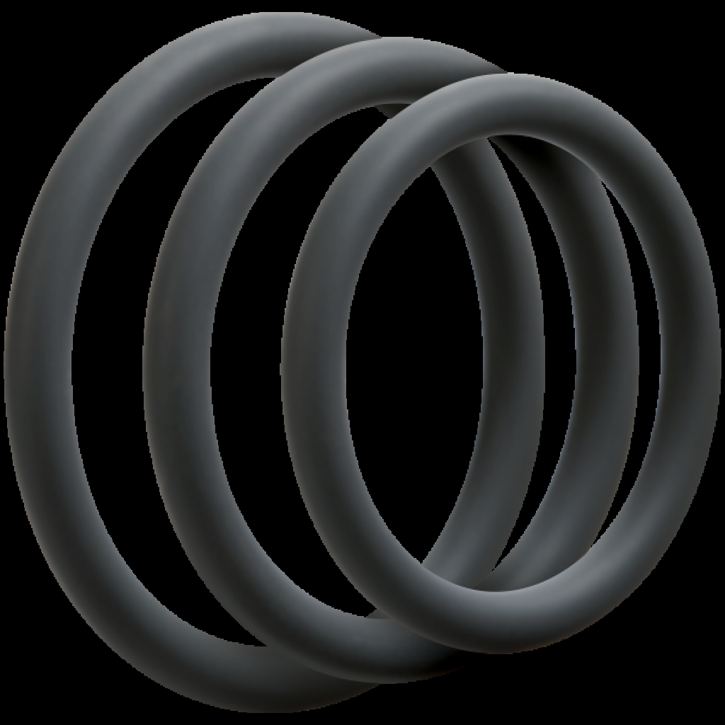 Optimale 3 C-Ring Thin Set Slate - Cock Ring Trios