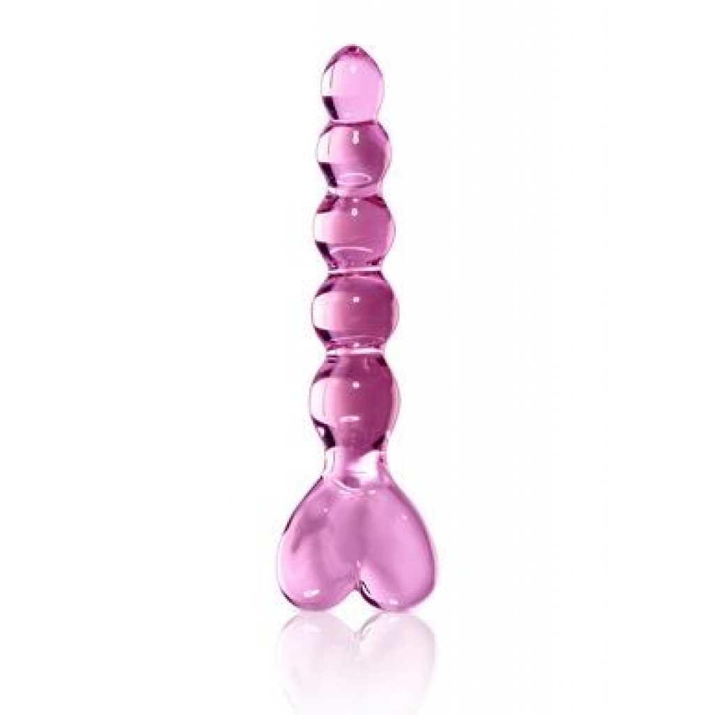 Icicles No 43 Pink Glass Beaded Massager - G-Spot Dildos