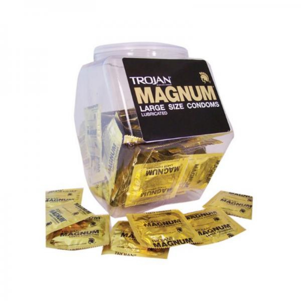 Trojan Magnum Large Size Latex Condoms (bowl Of 40) - Condoms