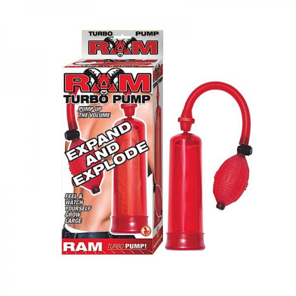 Ram Turbo Pump Red - Penis Pumps
