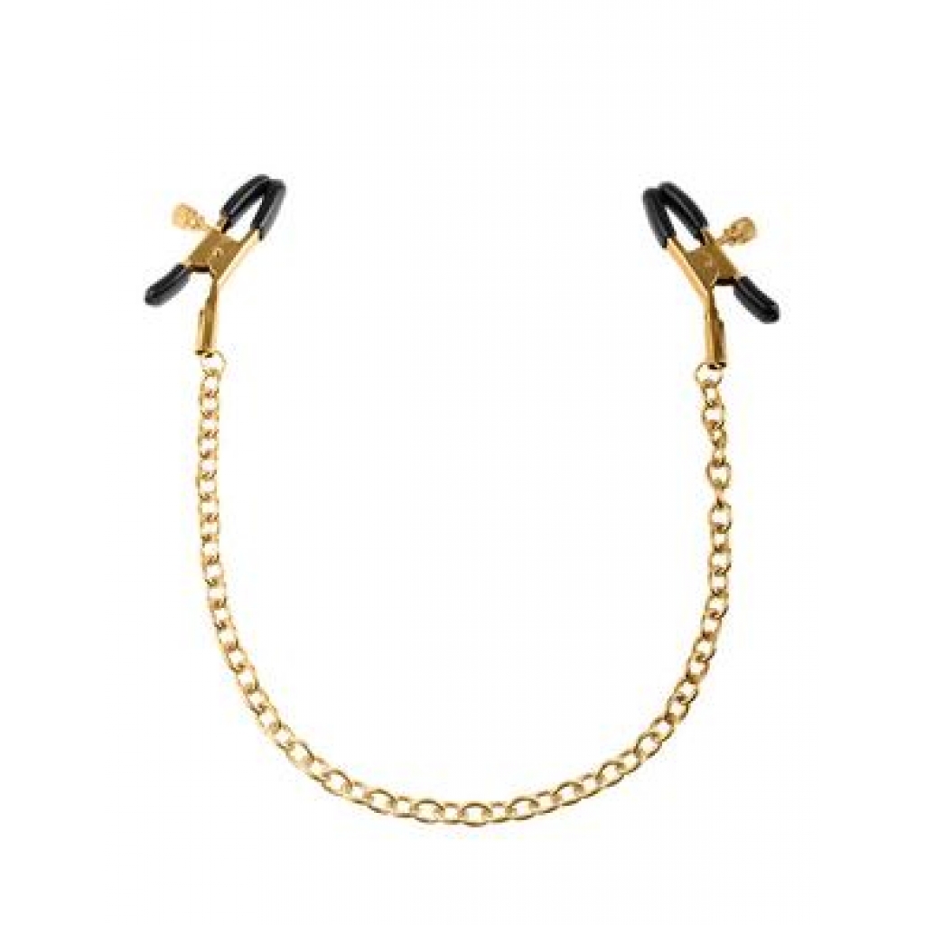 Fetish Fantasy Gold Chain Nipple Clamps - Nipple Clamps