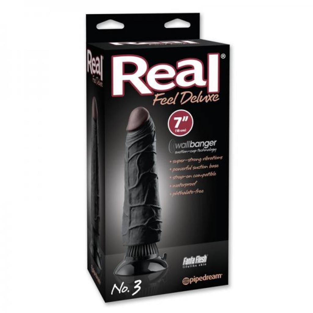 Real Feel Deluxe # 3 - Black - Realistic