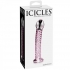 Icicles No 53 Pink Glass Massager - G-Spot Dildos
