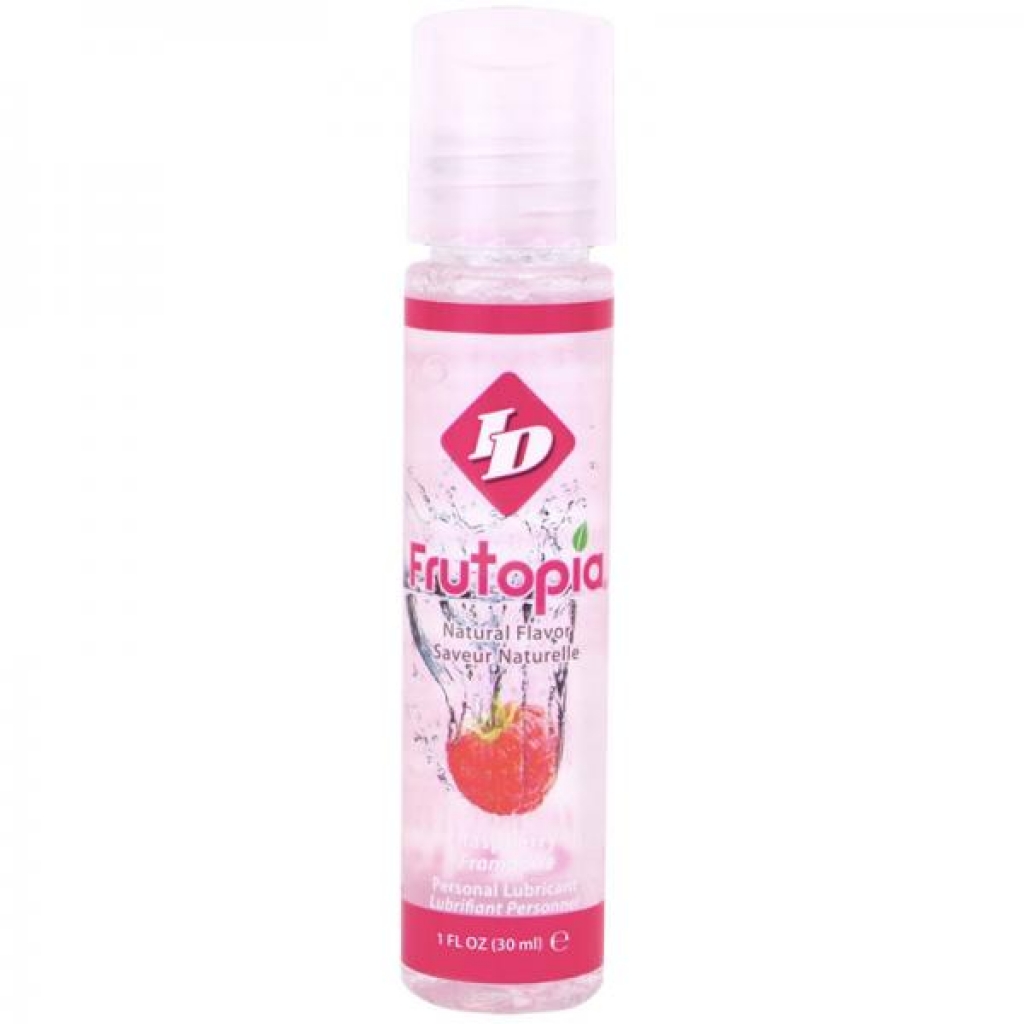 ID Frutopia Raspberry Flavored Lubricant 1oz Bottle - Lickable Body