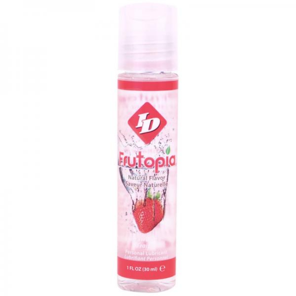 Id Frutopia Strawberry Flavored Lubricant 1 Fl Oz Pocket Bottle - Lickable Body